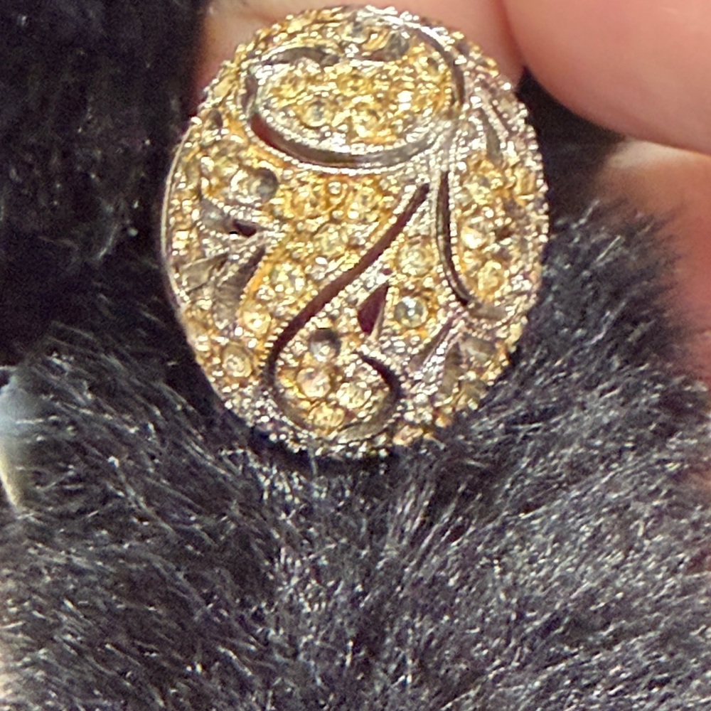 Elegant Gold and Silver Women's Ring